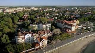 Красивейший Зеленоградск снят с вертолета.