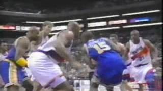 Charles Barkley Blocks Sprewell Two Times In a Row