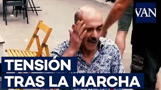 DOS AGRESIONES tras la marcha UNIONISTA en Barcelona