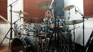 Auerkallio recording drums for Ultimatium pt.3