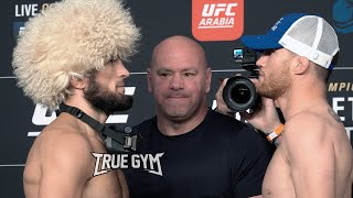 Битва взглядов Хабиб - Гэтжи / Khabib vs Gaethje Face off UFC 254