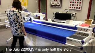 Juki Quilt Virtuoso Pro TL-2200QVP 18" Longarm Machine - KathyQuilts.com 888-826-0222