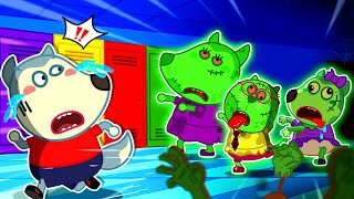 Run! Baby Wolf | Zombie Apocalypse - Oh no baby, turns into a zombie | @mommywolf