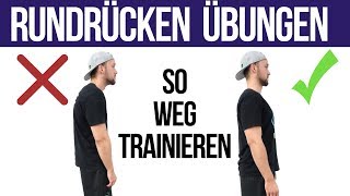 Rundrücken wegtrainieren & Haltung verbessern | 4 Übungen | 17/24?? CoachPatrick 2018