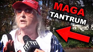 Trump Supporter STORMS OFF Mid-Interview