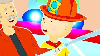 Caillou Türkçe HD - İtfaiyeci Caillou | kayu cizgi filmi | YENI