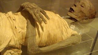 Moving Egyptian Mummy Statue Caught on Camera.