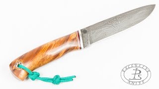 Модернизация переделка авторского дамасского ножа