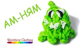 Плетение Ам-Няма из резинок Rainbow Loom Bands. cachay.video Плетение из резинок.