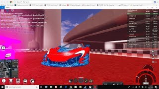 Roblox/vehicle sim(building a Maclaren)