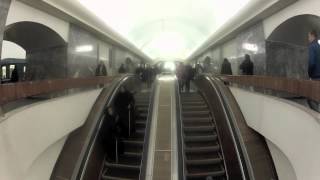 Чистые Пруды метро эскалатор