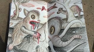Artist Gary Baseman Learns About Saber-toothed Cats at the La Brea Tar Pits #HowDoYouMuseum