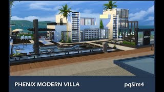 Sims 4 Speed Build. Phoenix Modern Villa.