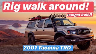 2001 Toyota Tacoma TRD 4x4 overland offroad walk around