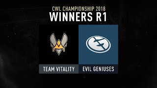 COD CHAMPS - VITALITY VS EVIL GENIUSES - WINNERS R1 - #CWLChampsLVP