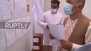 Afghanistan: Russian citizens vote in Kabul during State Duma elections