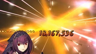 FGO JP: 18,167,536 Million Damage (Tawara Touta CQ) Gilfest 2018