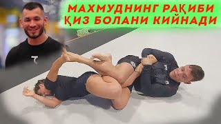 Махмуд Мурадов рақиби Қиз болани Таслим Қилди/Mahmud Muradov Yangi jangiga tayyorgarlik ko'rmoqda