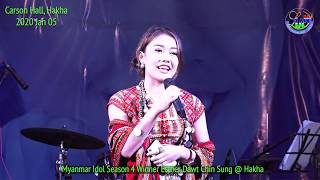 Esther Dawt Chin Sung Myanmar Idol Season 4 Winner (Carson Hall, Hakha on 2020 January 05)