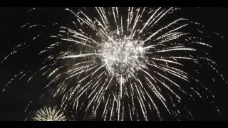 Feuerwerk am 31 Juli 2017 in Basel zur Augustfeier