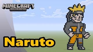 Minecraft: Pixel Art Tutorial and Showcase: Naruto Uzumaki (Naruto)