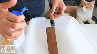 Polishing a Rusty Knife