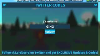 ISLAND ROYALE CODE 2018!! ROBLOX! 5K BUCKS
