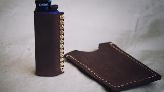 Работа с кожей. Чехол для зажигалки ( Leather Case for lighters)