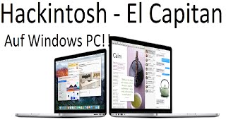 Hackintosh - Mac OS X El Capitan Auf Windows PC Installieren Von Anfang Bis Ende (GERMAN / DEUTSCH)