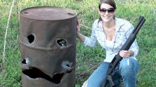 THIS GIRL CAN HANDLE A SHOTGUN!!
