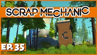 Scrap Mechanic - Ep. 35 - Transforming Outhouse Vehicle! - Let's Play Scrap Mechanic Gameplay