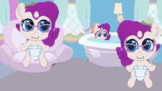 Создаем интерьер в доме карманной пони Рарити, дом в сиреневых тонах. My little pony .