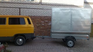 Сауна на прицепе своими руками. 3 серия.
