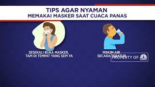 Tips Nyaman Memakai Masker Saat Cuaca Panas