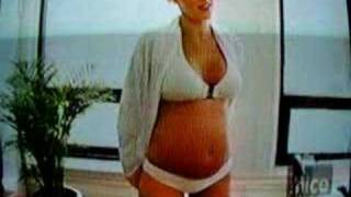 pregnant model bikini