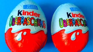 open Kinder Suprise Eggs Kinder Überraschung