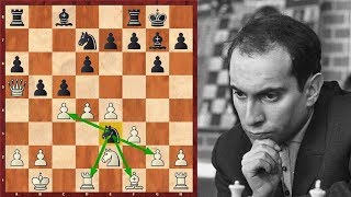 Шахматы. Бобоцов - Таль: дерзкая ЖЕРТВА ФЕРЗЯ в староиндийской защите!