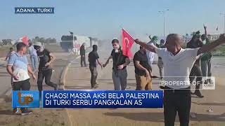 Chaos! Massa Aksi Bela Palestina di Turki Serbu Pangkalan AS