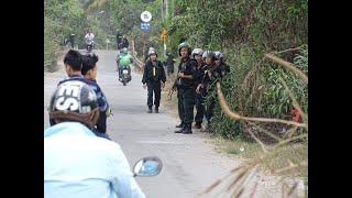 Trực tiếp hiện trường  đang vây bắt Thượng uý bắn 5 người ở Củ Chi (phần 1)