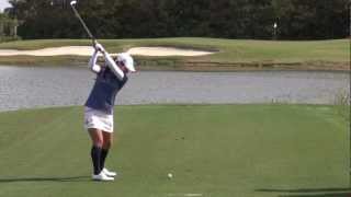 GOLF SWING 2012 - AI MIYAZATO - DOWN THE LINE & SLOW MOTION - HQ 1080p HD
