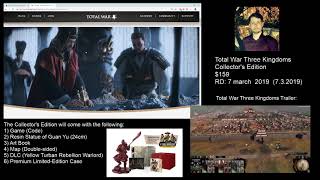 Total War Three Kingdoms Collector's Editon (Pre-Review)
