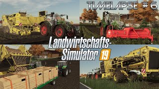 [LS19] - Timelapse #6 Ellerbach Seasons: Kartoffelernte! ? Der Keiler durchwühlt das Land  ??