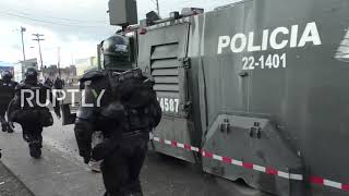 Colombia: Protesters clash with police in Bogota during anti-government rally on Independence Day