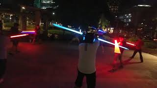 FightSaber Philippines Casual Training at BGC, September 26, 2017