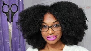 Do It Yourself How To Trim or Cut Natural Hair