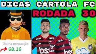 Dicas Rodada 30 - Cartola Fc | Meu Ataque vai Mitar (68.16 Pts na Última)