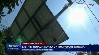 Warga Bojonegoro Ini kembangkan Listrik Tenaga Matahari Untuk Rumah Tangga