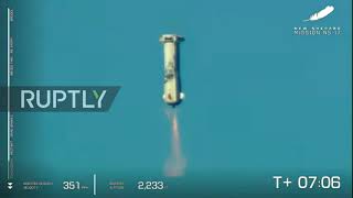 USA: Blue Origin successfully launches New Shepard rocket in NASA cargo mission