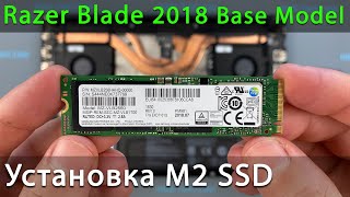 Как установить M2 SSD в ноутбук Razer Blade 15 Base Model 2018
