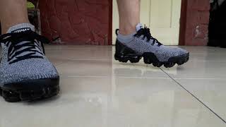 Nike Air Vapormax Flyknit 2 in Oreo White/Black/Black Color Indonesia